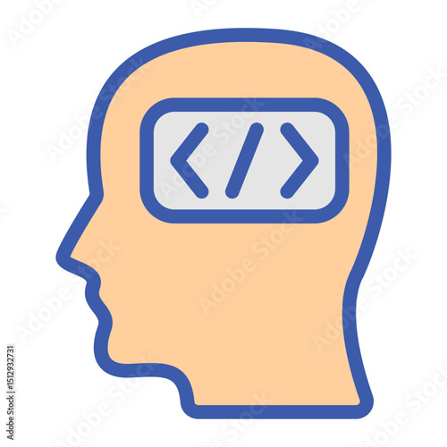 Machine Learning Flat Icon