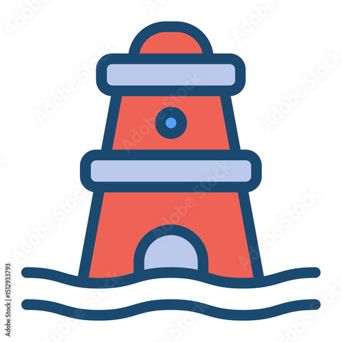 Lighthouse Flat Icon