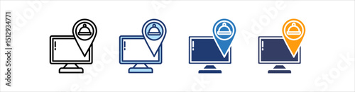 Tracking Icon Set Multiple Style Collection  