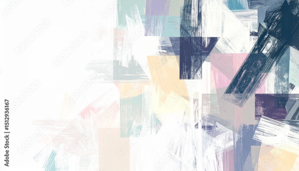 Fototapeta premium Blending abstract light color background with watercolor splashes