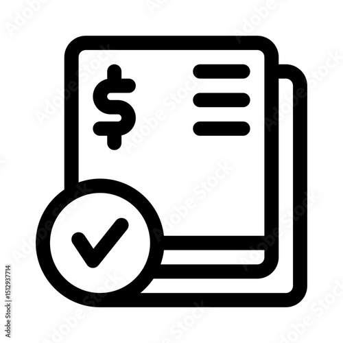 License Agreement line icon