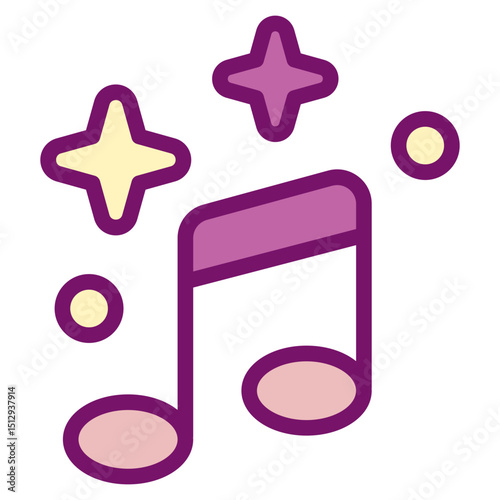Music moment Flat Icon