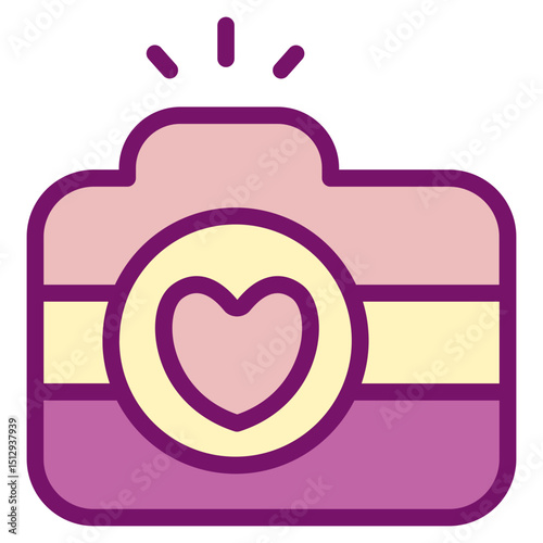 Pict the moment Flat Icon