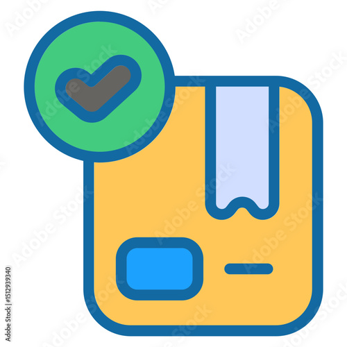 Packing success Flat Icon