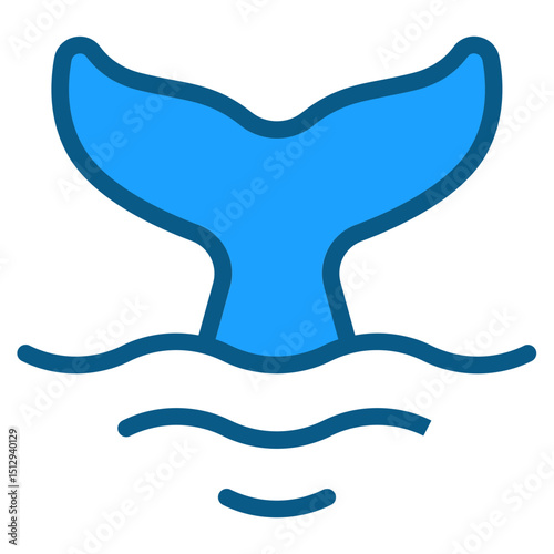 Sea shark Flat Icon