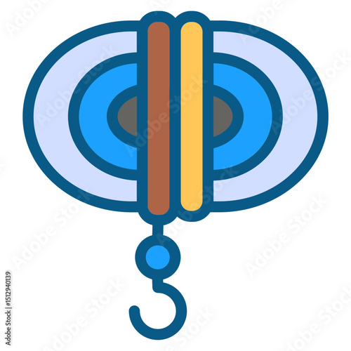 Ship rope Flat Icon