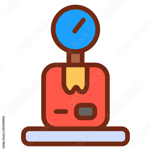 Package weight Flat Icon