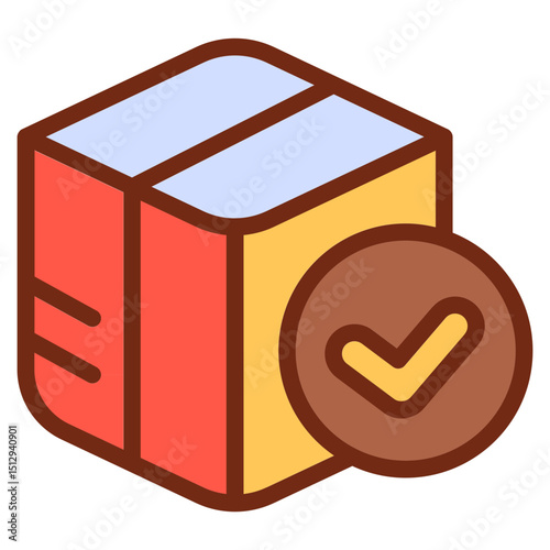 Package check Flat Icon
