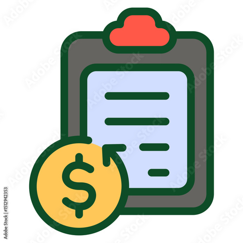 Saving list Flat Icon