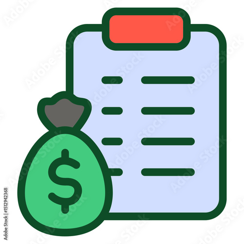 Saving list Flat Icon