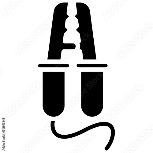 Jumper glyph icon
