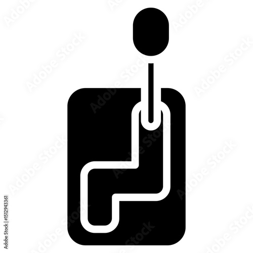 Gearshift glyph icon