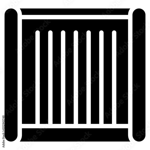 Radiator glyph icon