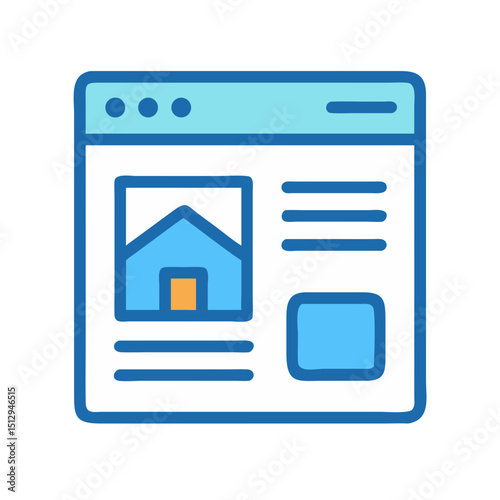home page user interface icon design