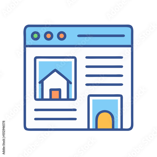 home page user interface icon design