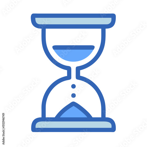 hourglass waiting loading icon design photo