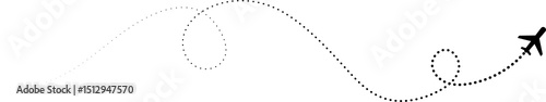 Airplane routes line