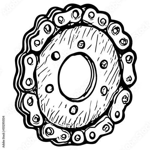 motorcycle chain disc