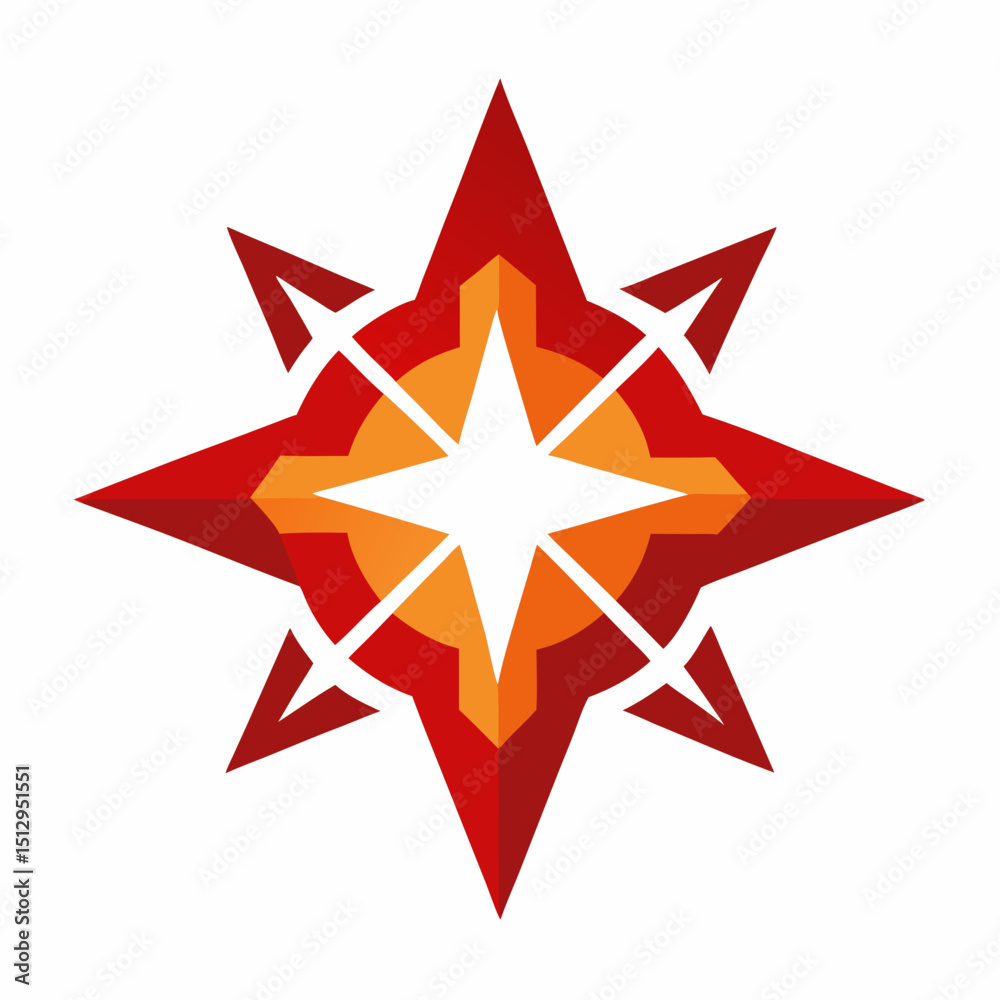 Fototapeta premium vector illustration of a star