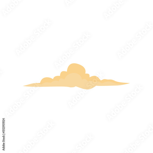 Eid Al Adha cloud. Vector illustration
