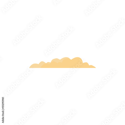 Eid Al Adha cloud. Vector illustration