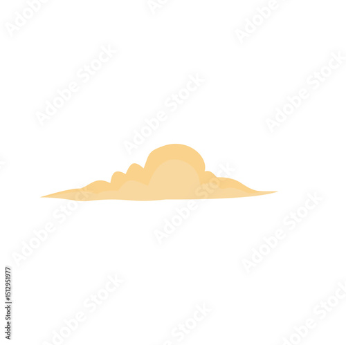Eid Al Adha cloud. Vector illustration