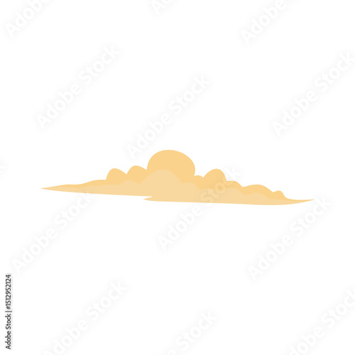 Eid Al Adha cloud. Vector illustration