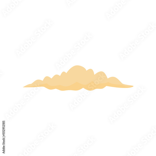 Eid Al Adha cloud. Vector illustration