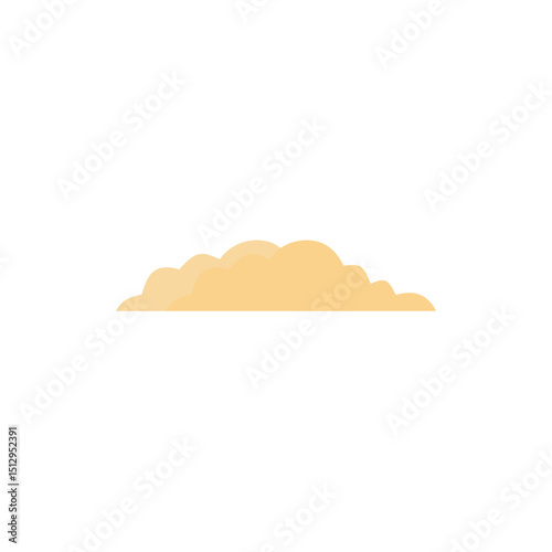 Eid Al Adha cloud. Vector illustration