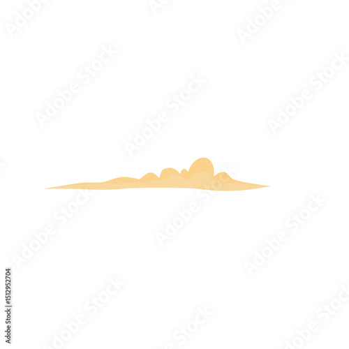 Eid Al Adha cloud. Vector illustration