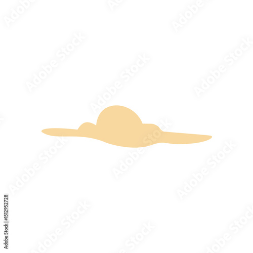 Eid Al Adha cloud. Vector illustration