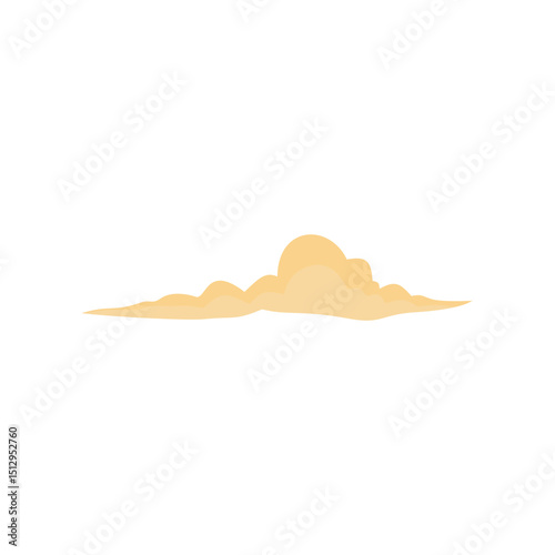 Eid Al Adha cloud. Vector illustration