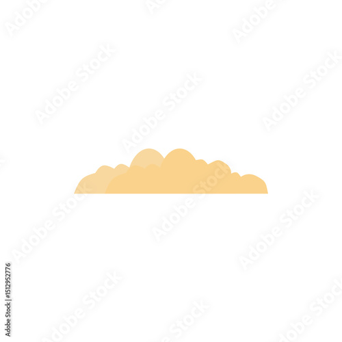 Eid Al Adha cloud. Vector illustration
