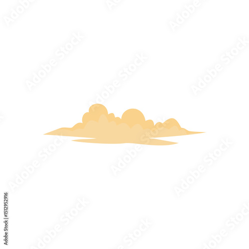 Eid Al Adha cloud. Vector illustration