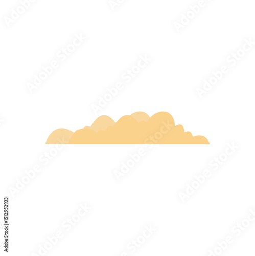 Eid Al Adha cloud. Vector illustration