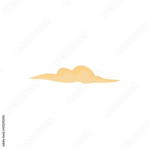 Eid Al Adha cloud. Vector illustration