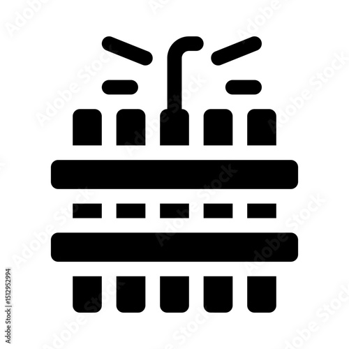 Dynamite glyph icon