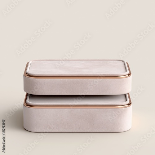 Wallpaper Mural Elegant Stacked Storage Boxes with Soft Texture and Stylish Design Torontodigital.ca