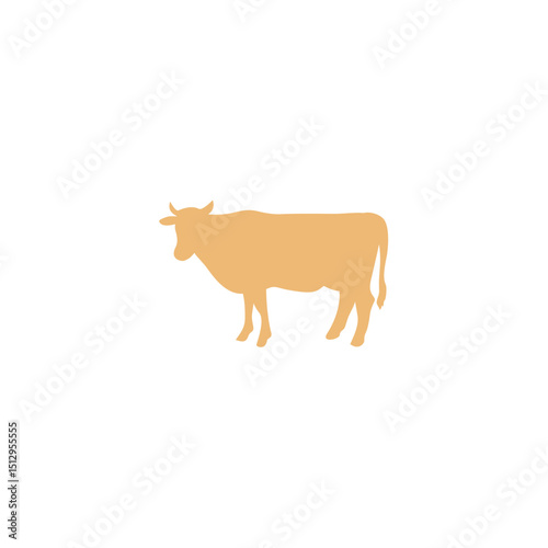 Eid Al Adha with cow vector illustration 