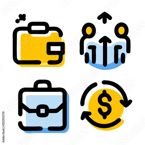 Business and Finance Icon Set