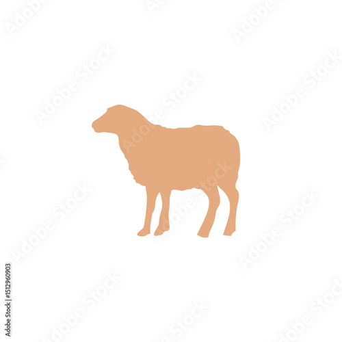 Eid Al Adha sheep and goat. Celebration of Muslim holiday the sacrifice