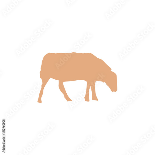Eid Al Adha sheep and goat. Celebration of Muslim holiday the sacrifice