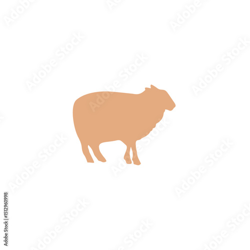 Eid Al Adha sheep and goat. Celebration of Muslim holiday the sacrifice