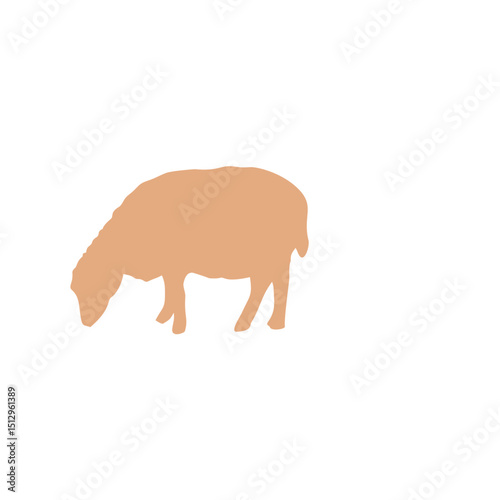 Eid Al Adha sheep and goat. Celebration of Muslim holiday the sacrifice