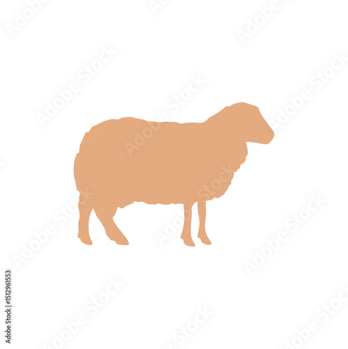 Eid Al Adha sheep and goat. Celebration of Muslim holiday the sacrifice