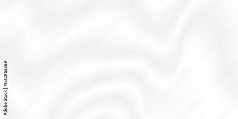 Fototapeta premium Blank white background with soft gradient texture. Smooth elegant white silk vector or satin luxury cloth texture background. White gray satin texture that is white silver fabric silk background.