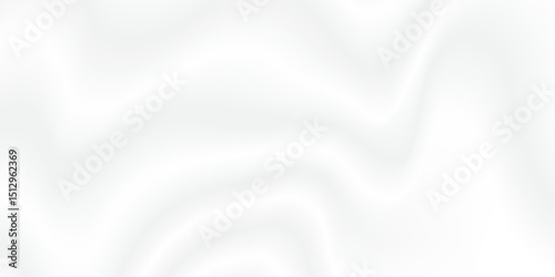 Blank white background with soft gradient texture. Smooth elegant white silk vector or satin luxury cloth texture background. White gray satin texture that is white silver fabric silk background.