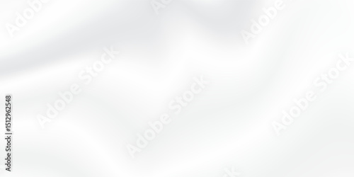 Smooth elegant white silk vector or satin luxury cloth texture background. White gray satin texture that is white silver fabric silk background.
