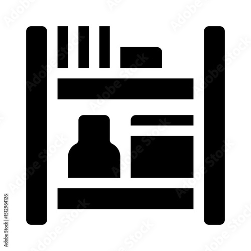 Product shelf glyph icon