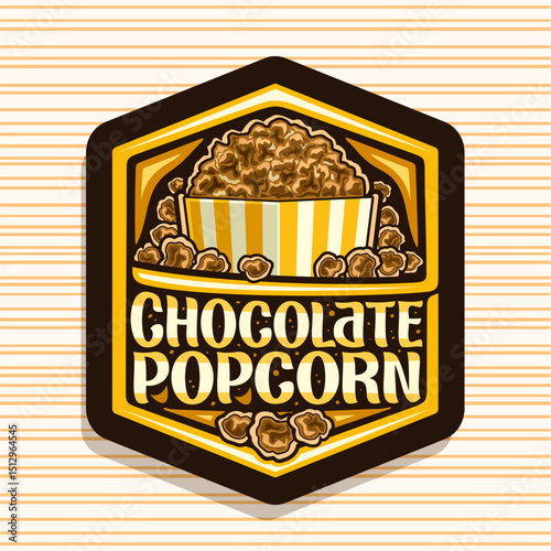 Vector logo for Chocolate Popcorn